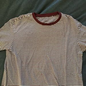 Pacsun basics - red and white striped shirt. Size M